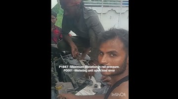 P1B87- Maximum deviation in rail pressure. P0001 - Metering unit open load error #automobile