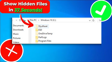 How to Show Hidden Files and Folders in Windows 10 | 2024