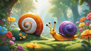 "Petit Escargot 🌿 | Comptine Pour Enfants | Glisse, Danse et Chante"