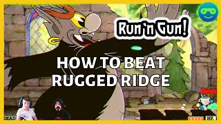 How to Beat Rugged Ridge Run and Gun | Cuphead Co-Op Gameplay Walkthrough