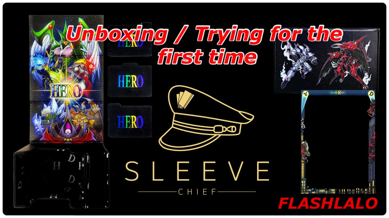 Unboxing SLEEVE CHIEF Elemental Hero SET