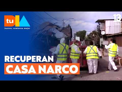 Police operation underway to recover house taken over by drug traffickers in Cerro Navia | Tu Día