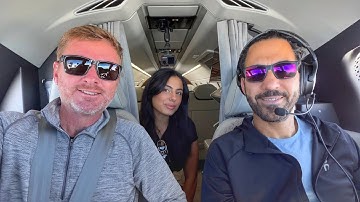 MY FIRST TIME FLYING in the PHENOM 300E and the ANNOUNCEMENT of my NEW JOB!