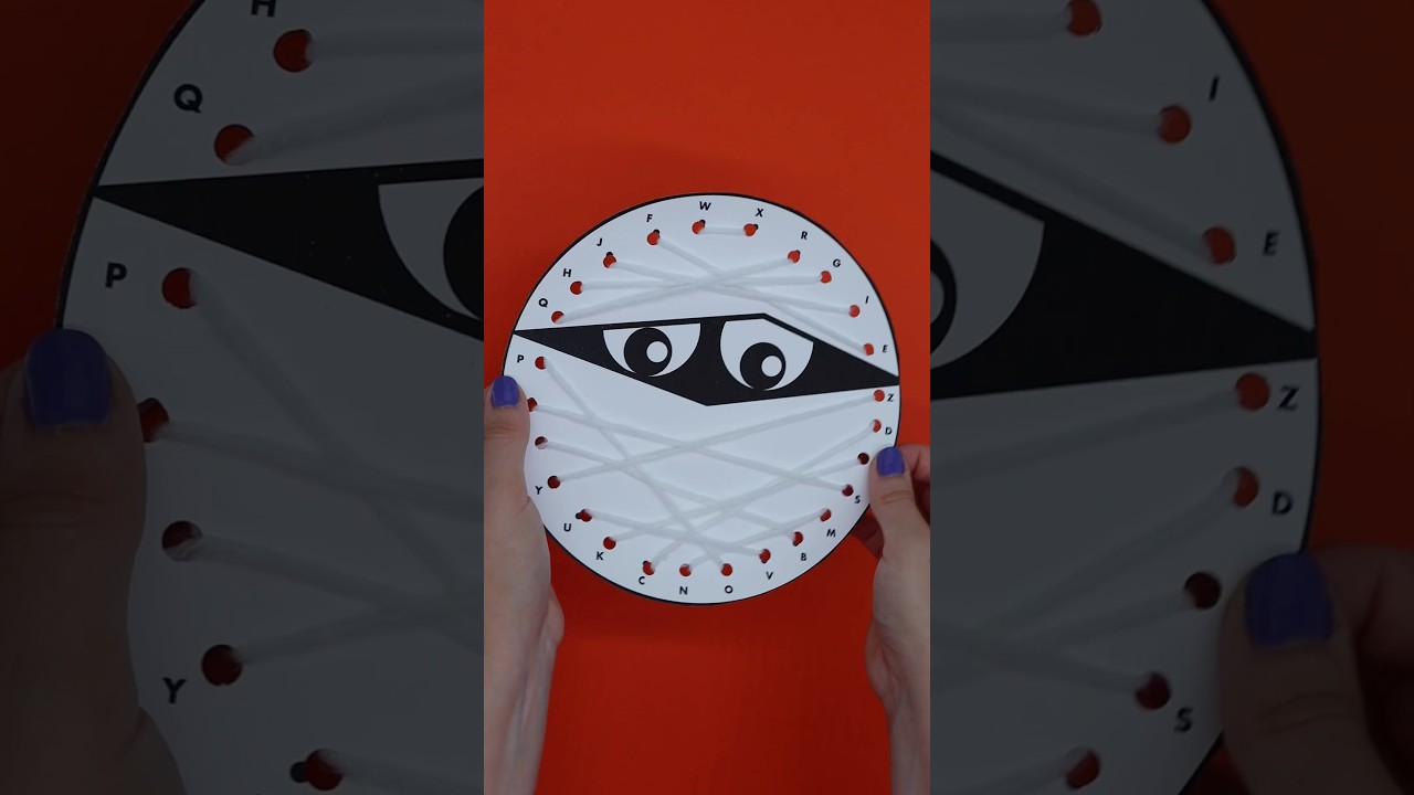 Mummy lacing craft