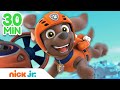 Paw patrol zuma water rescues w marshall skye  rubble  30 minute compilation  nick jr