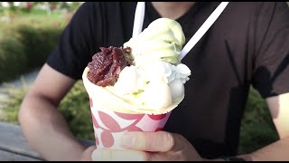 Green Tea Ice Cream U0026 Mochi Crepe From Japanese Dollar Store