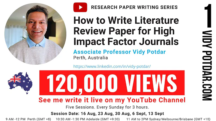 How to Write Literature Review Paper for High Impact Factor Journals | A/Professor Vidy Potdar - DayDayNews