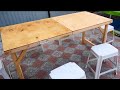 Складной стол своими руками  Сделать самостоятельно  Складной стол из дерева  СДЕЛАЙ САМ