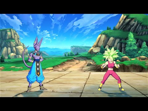 Beerus & Goku Black vs Kefla & Fat Buu (Hardest AI) - Dragon Ball FighterZ