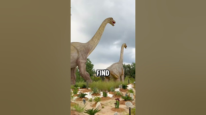 Dinosaur filled THEME PARK 😱 #shorts