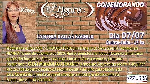 Entrevista com CYNTHIA KALLAS BACHUR  Comemorando ...
