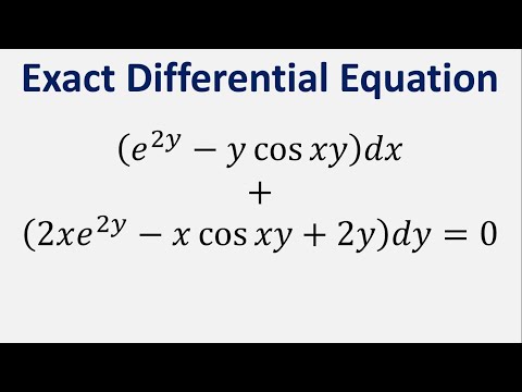 Exact Differential Equation: