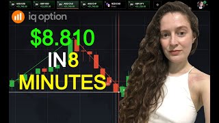 $8.810 in 8 minutes | Iq option Strategy