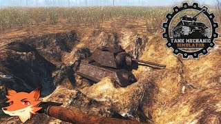 Tank Mechanic Simulator [FR] Je déterre un tank et on retourne au garage pour le restaurer!