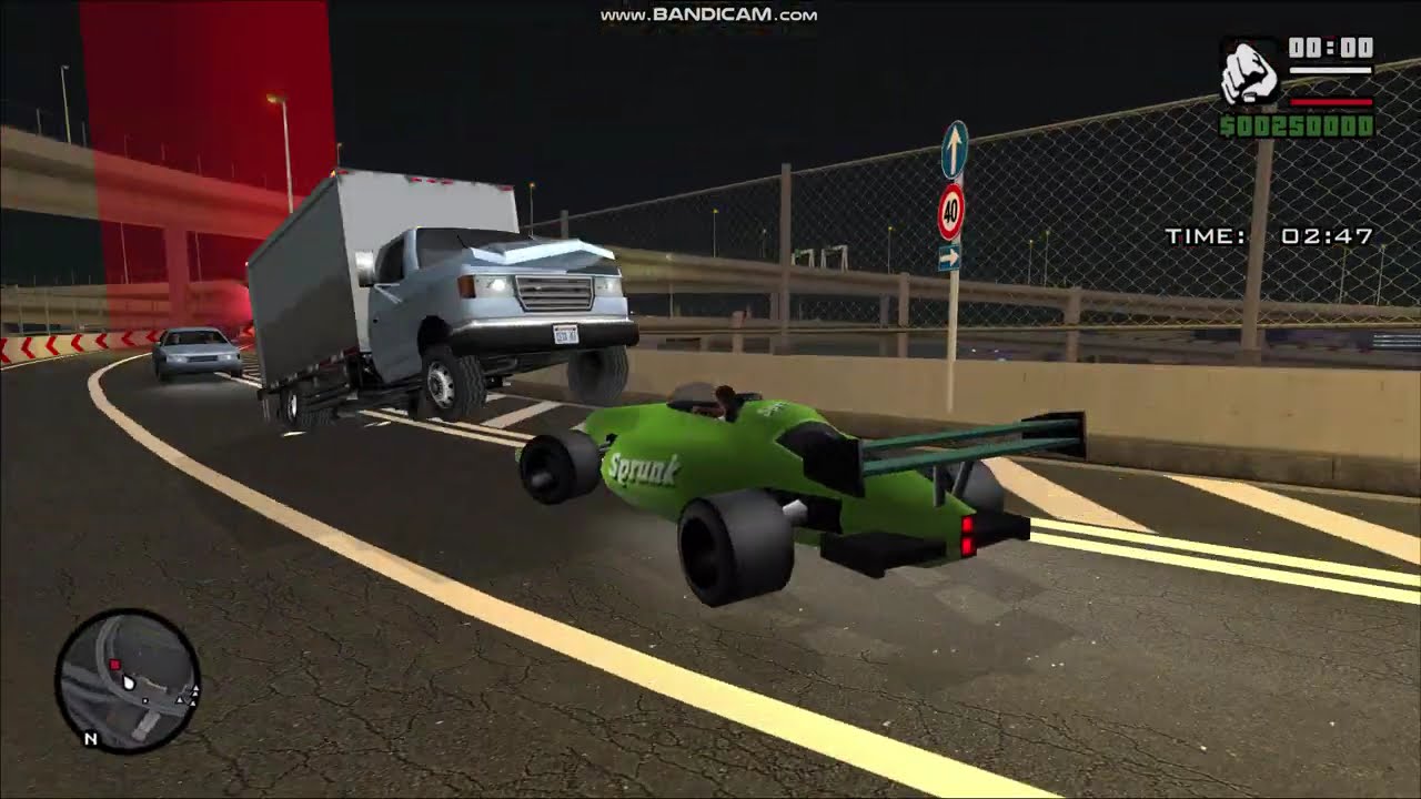 GTA SA Heavy car in Highway race (DaikokuFuto 大黒ふ頭 Race - Made by ZZPuma)