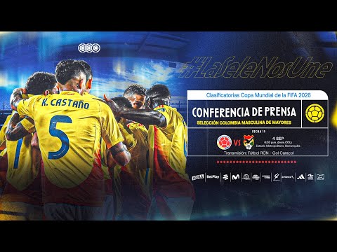 🔴 Conferencia de prensa | Selección Colombia de Mayores previo al juego contra Bolivia