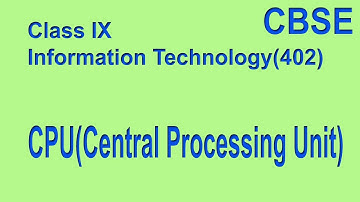 CPU(Central Processing Unit)