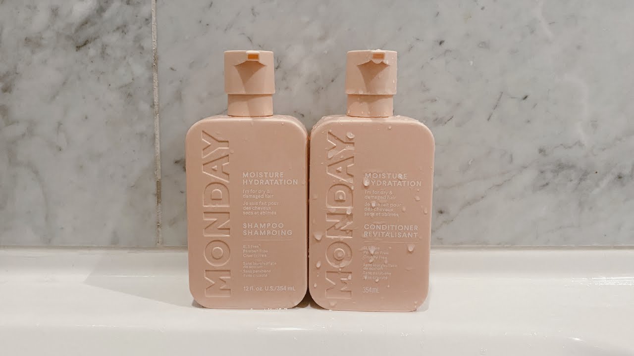 Monday Haircare Review Moisture Hydration Shampoo Conditioner On