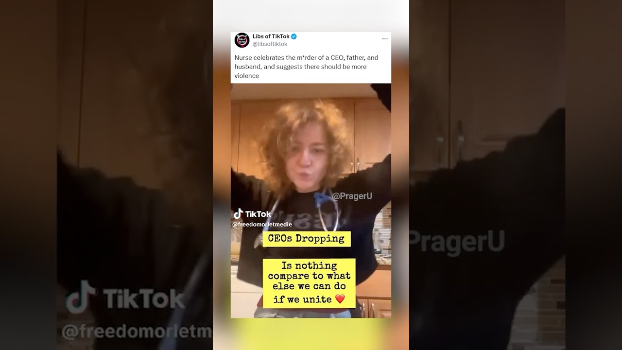 Nurse Celebrates Murder of United HealthCare CEO with TikTok Dance