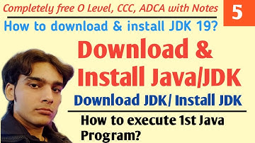Download and Install JAVA JDK 19 | How to Install Java JDK on Windows 10? |  Hello DHIRENDRA