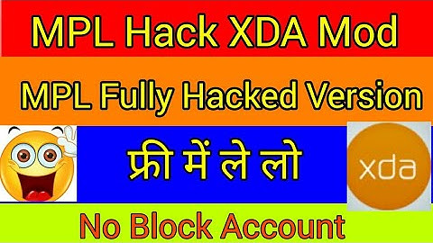 Mpl RYZO Mod XDA Version Hack trick|Hack Mpl XDA Get First Rank win unlimited cash and tokens