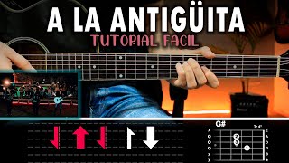 A La Antigüita - Calibre 50 (GUITARRA TUTORIAL) | Acordes