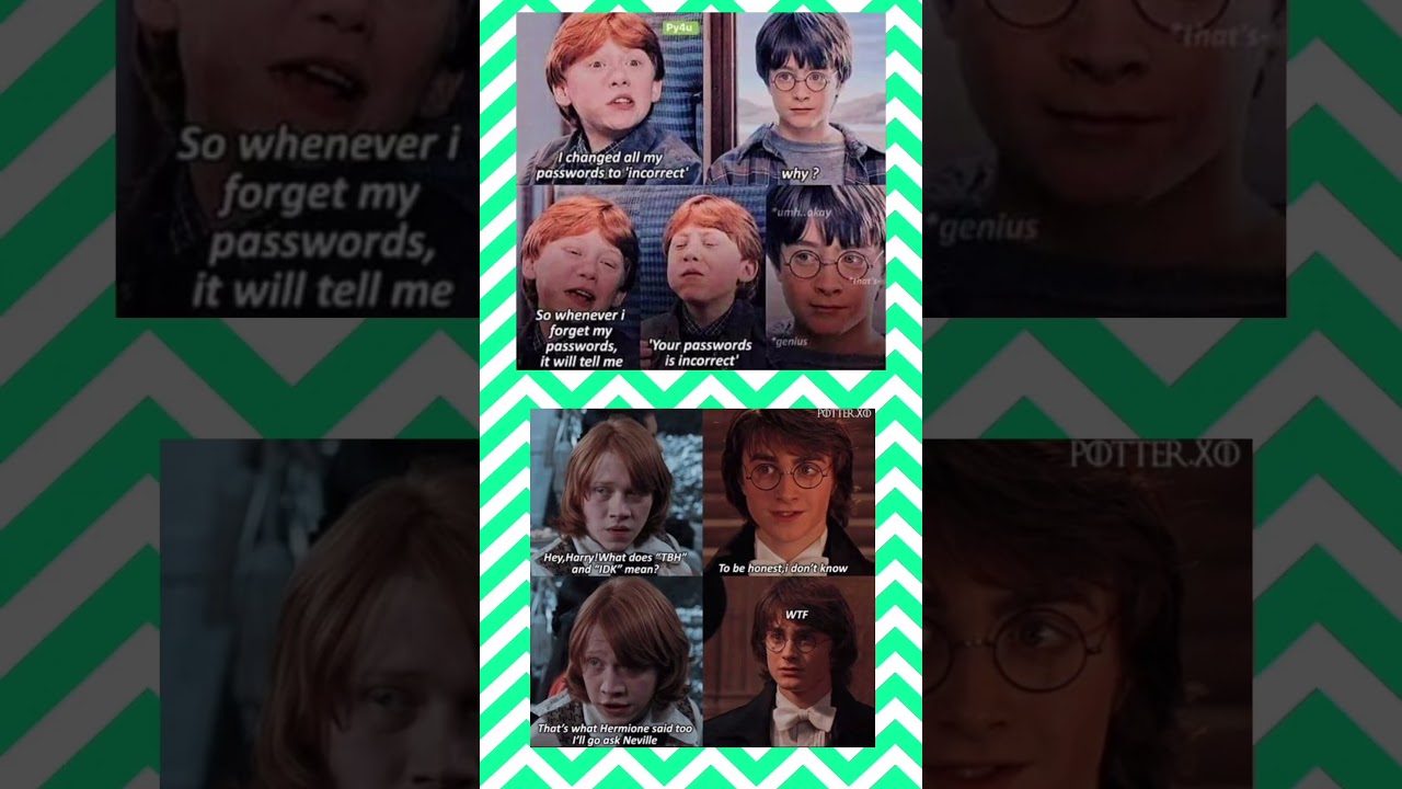 Harry Potter Logic Be Like 😂⚡ | Funniest Hogwarts Memes Compilation#shorts #meme #harrypotter