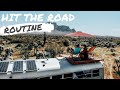FULL TIME NOMAD // MOVING DAY ROUTINE // Bus Life | Skoolie Travel Vlog