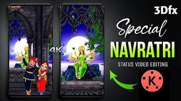 3DFx Special Navratri Status Video Editing in Alight motion || 3d Status Editing sking98