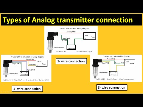 analog signal connection.2 wire 3wire ,4wire connection .(in hindi)