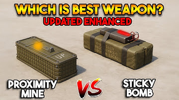 GTA 5 ENHANCED : PROXIMITY MINE VS STICKY BOMB (WHICH IS BEST WEAPON?)
