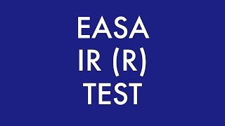 EASA IR(R) Flight Test