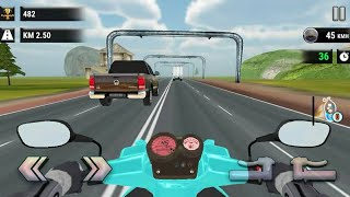 Highway Traffic Rider - 3D Bike Racing - Time Attack - Android Gameplay screenshot 5