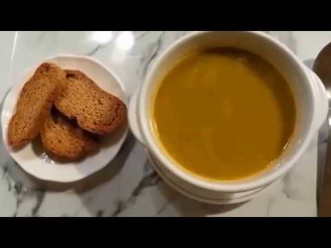 pumpkin soup recipe | how to prepare easy creamy pumpkin soup. 