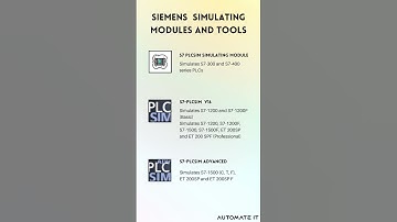 Some simulating modules and tools Siemens  #shorts