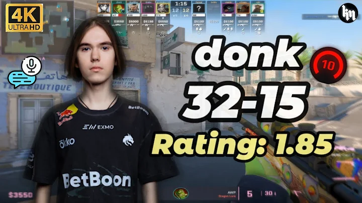 🔥donk (32-15) SoloQ (Dust2) | FACEIT avg. 3700 Elo | Oct 21, 2025 #cs2 #donk