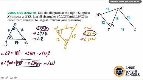 Lesson 5.4 - Triangle Inequality and 1 Triangle Inequalities