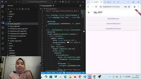 Form Mahasiswa input UTS Pemrograman Mobile