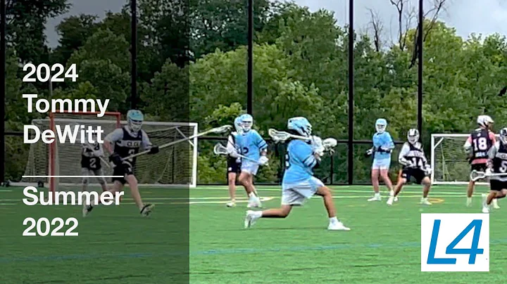 2024 Tommy DeWitt Lacrosse Highlights - 2022 Summer