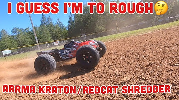 ARRMA Kraton 6s v4 & Redcat Shredder 4s back in action...& I break Kraton again lol