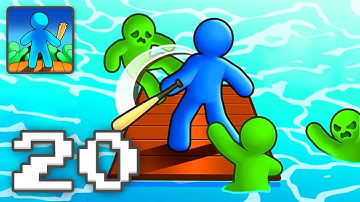 Zombie Raft - Gameplay Walkthrough Part 20 - Casual Games To Play (iOS, Android)