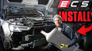 Intercooler for my B9 Audi S4! *EASIEST INSTALL*