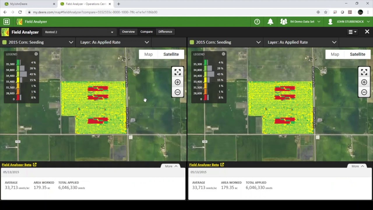 How to View Data in John Deere Operations Center - YouTube