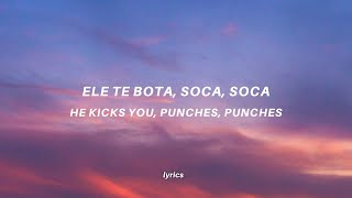 MC Mazzie - Ele Te Bota Soca Soca (Lyrics+Letra) tiktok version | he kicks you punches