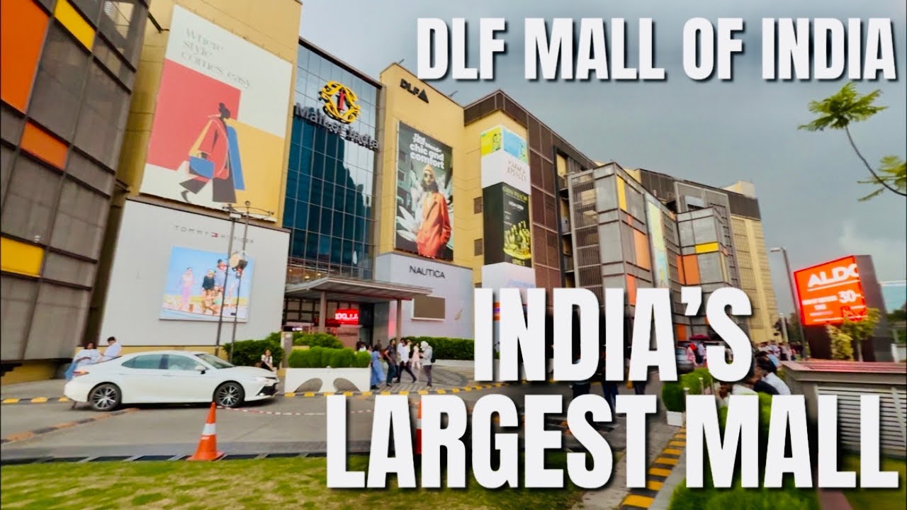 India’s Biggest Mall is Insane! (DLF Mall of India)