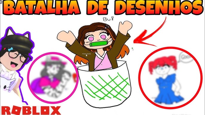 🎨 DESAFIO DESENHANDO os RAINBOW FRIENDS (Speed Draw Roblox) 