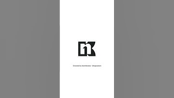 Letter N K monogram typography logo logomark by @anhdodes - @logoadoni - Anh Do - logo designer