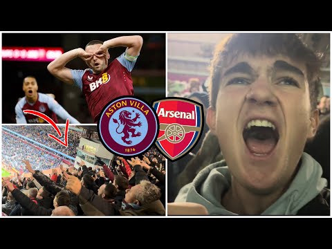 PURE CARNAGE AS VILLA BEAT ARSENAL! In Aston Villa vs Arsenal (1-0)