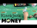 Blackjack DOLLAR BILLS - Blackjack Win - Never Split 10's