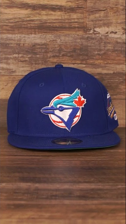 Toronto Blue Jays 20th Anniversary New Era 59FIFTY Fitted Hat (Stone Maroon Gray Under BRIM) 7 3/8